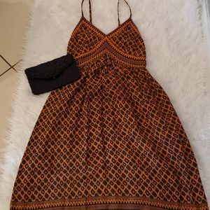 **6 for $20 Cute Midi dress.. Black purse included
